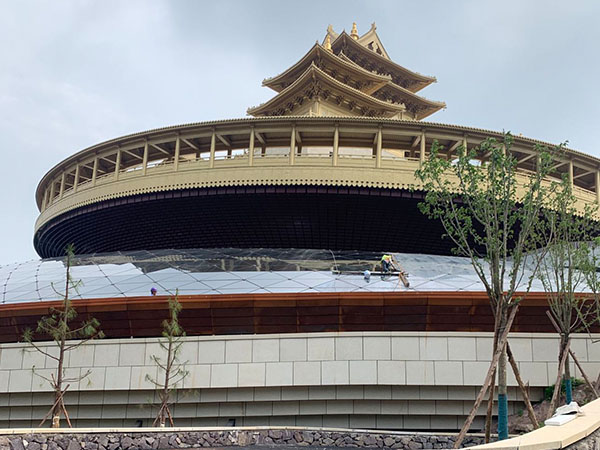 浙江佛学院二期外贴隔热膜